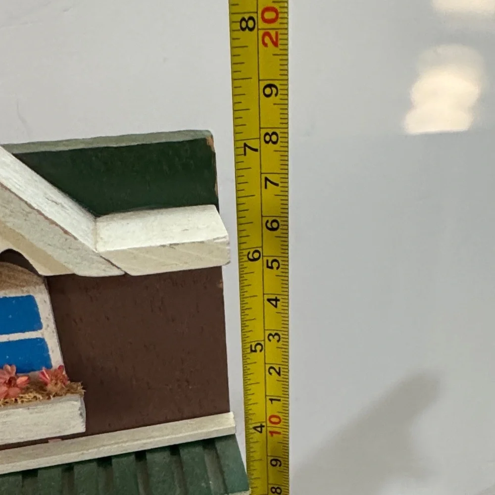 Vintage handmade Charming Wooden Post Office and Cafe Model - Picture 10 of 11